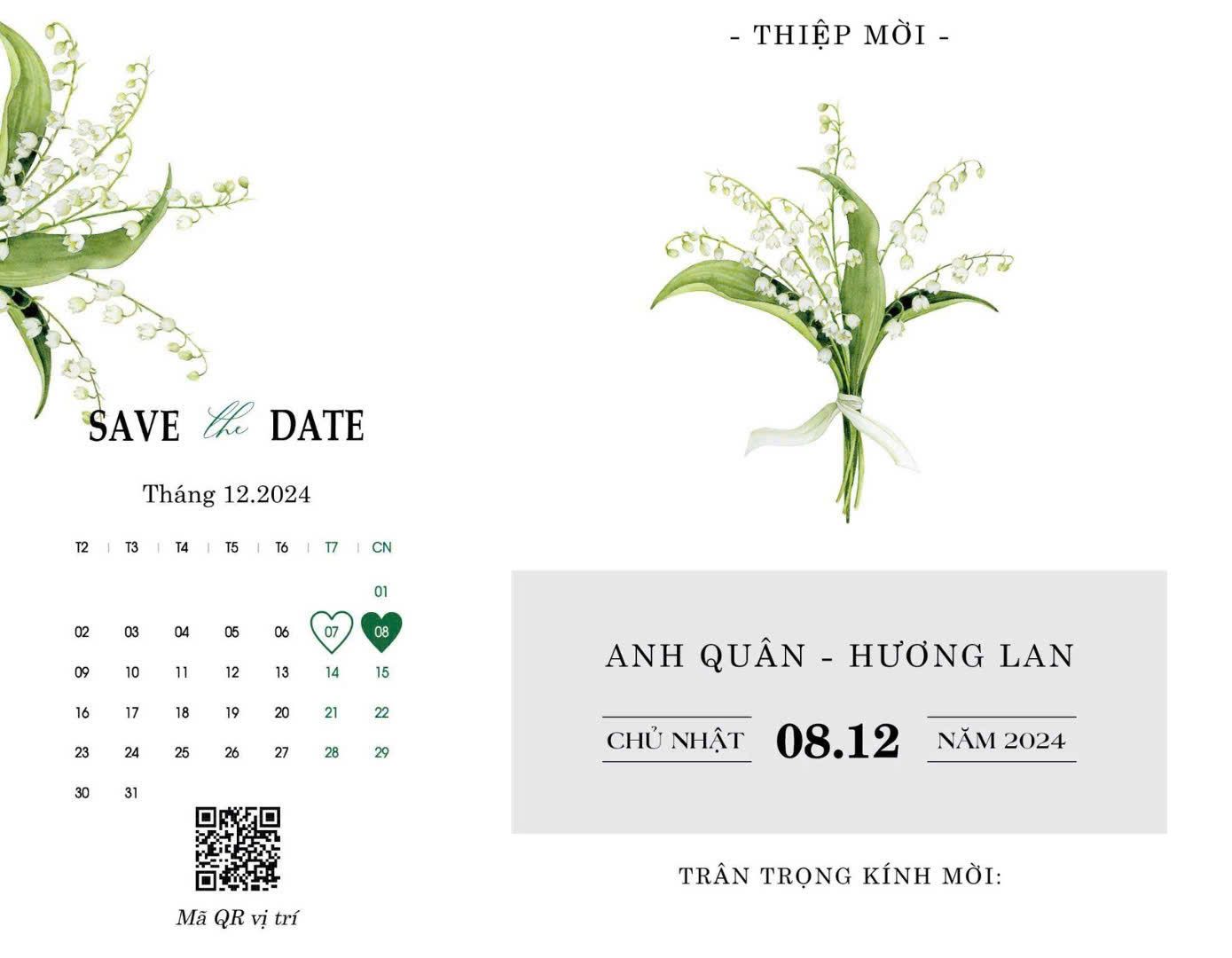SAVE THE DATE 🎈 ANH QUÂN ❤ HƯƠNG LAN